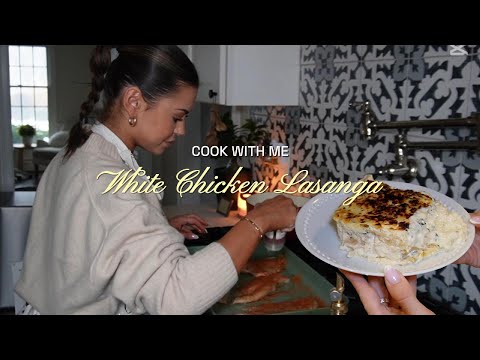 Let’s Cook: Creamy White Chicken Lasagna!