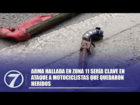 Arma hallada en zona 11 sería clave en ataque a motociclistas que quedaron heridos