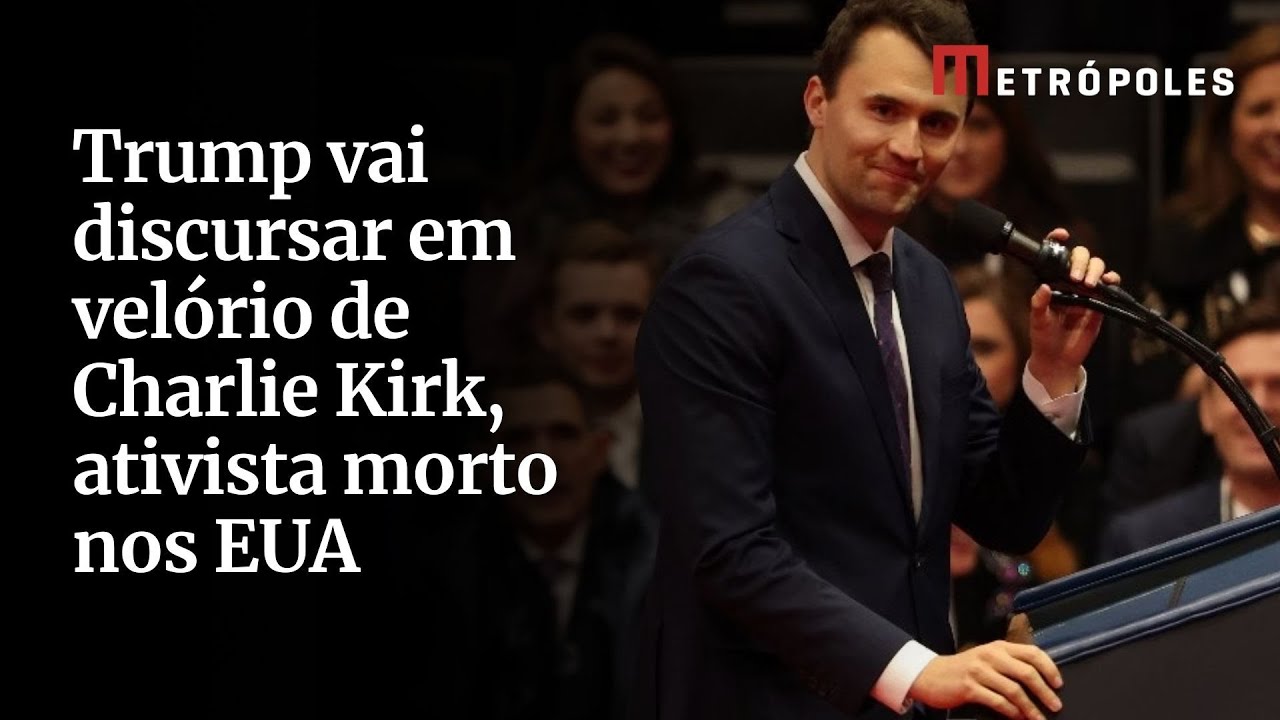 Trump vai discursar em velório de Charlie Kirk ativista morto nos EUA