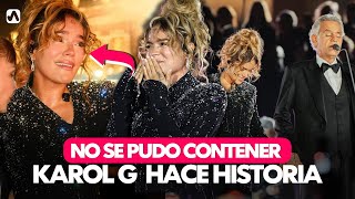 No se Pudo Contener: Karol G hace Historia Junto a Andrea Bocelli en el Vaticano
