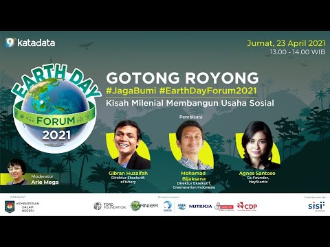 Earth Day Forum 2021 : Kisah Milenial Membangun Usaha