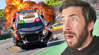 He Crashed On His Own Then Moaned About It...