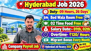 Direct Company Job in Hyderabad 2026 | Hyderabad Job Vacancy 2026 