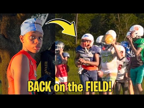 JJ is BACK on the FOOTBALL FIELD & Wrestling!