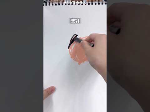 남자 머리카락 잘 그리는 법🤔 #그림 #미술