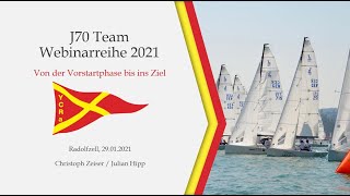 YCRa Regel-Taktik-Webinar 1 des J70 Teams: Start und Nachstartphase