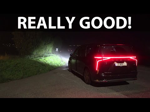 Maxus Mifa 9 headlights test