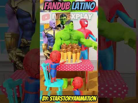 Bebé Spiderman SE COME un HELADO de CHOCOLATE 🍦