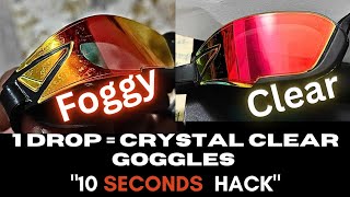 "1 Drop = Crystal Clear Any Swimming Goggles" Swimmers Must Try This Goggle Cleaning Hack