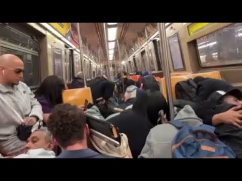 Man Shot on New York City Subway Train / Brooklyn NYC 3.14.24
