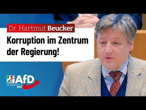 Korruption im Zentrum der Regierung! – Dr. Hartmut Beucker (AfD)