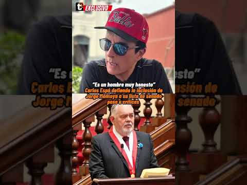 Carlos Espá habló de la polémica tras convocar a Jorge Montoya para su lista al senado #trome