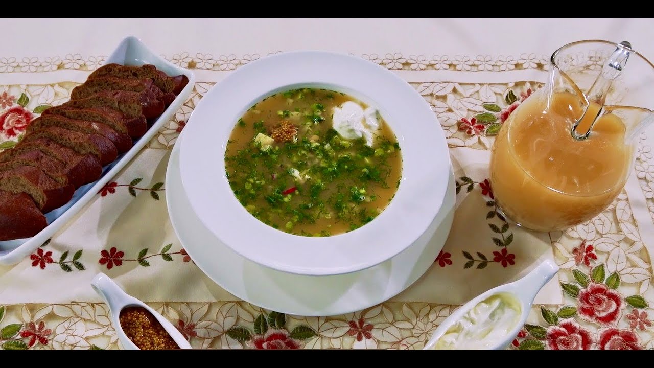 Русская окрошка и квас жара 6-серия , нтв, дачный ответ, казан-мангал