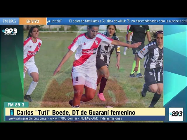 Carlos “Tuti” Boede, DT de Guaraní femenino, comparte su visión sobre el crecimiento del fútbol femenino en Misiones y el interior del país. Tras una gran campaña en el Torneo Federal, destaca el compromiso del plantel y la necesidad de mayor rodaje para las jugadoras. Propone un Torneo Nacional B femenino que daría continuidad y visibilidad a equipos del interior. Con experiencia internacional, Boede impulsa un cambio cultural profundo: “Antes jugaban con muñecas, hoy con pelotas”. Su mensaje es claro: el futuro del fútbol femenino depende del compromiso dirigencial. 🚀#FútbolFemenino📢🎙️ ¡Sintonizá la pasión por el deporte en La Hora Deportiva! ⚽🏀🏆Todos los días, Ángel Miño te trae la mejor información deportiva, análisis, entrevistas exclusivas y toda la emoción del mundo del deporte. ¡No te lo pierdas!📅 Lunes a Viernes: 11 Hs.📍 FM 89.3 - El Aire De Las Misiones🔊 Escuchanos en vivo y sumate a la conversación. ¡Deportes, pasión y adrenalina en un solo lugar!#LaHoraDeportiva #ÁngelMiño #FM893 #ElAireDeLasMisiones #DeporteEnVivo