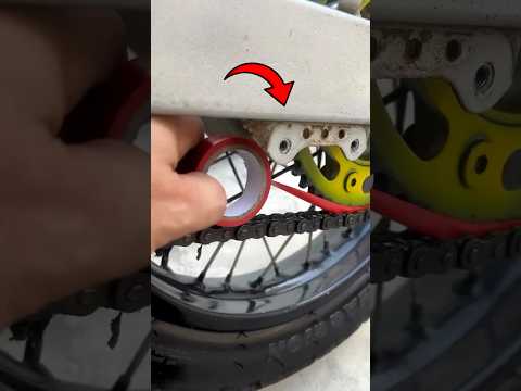 Taped the bike chain#shortvideo