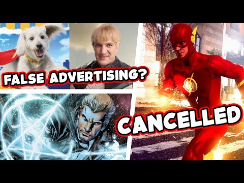 WOW! The Flash Video Game CANCELLED Due to Film Bombing! Superman Movie False Advertising and MORE!