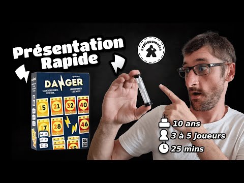 Présentation rapide de ⚡danger⚡ #laboitedejeu #expliquemoica