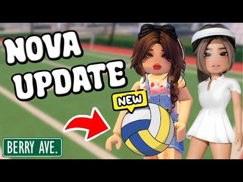 NOVA ATUALIZAÇÃO do BERRY AVENUE | NOVA QUADRA DE VÔLEI + QUADRA DE TÊNIS