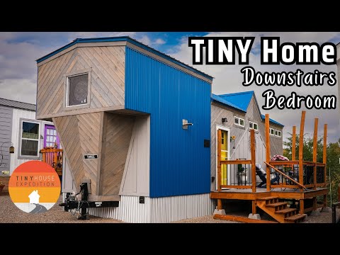 Retiree Designed Her Forever Tiny House with a Downstairs Bedroom