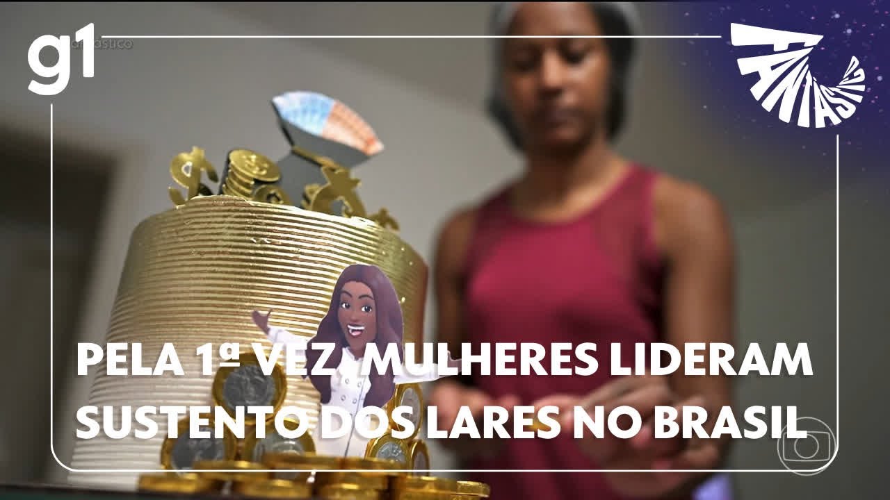 Fantástico Pela 1ª vez mulheres lideram sustento dos lares no Brasil
