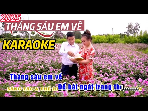 KARAOKE THÁNG SÁU EM VỀ II NHẠC SĨ TRẦN THANH HIỀN @KARAOKENHACSITRANTHANHHIEN