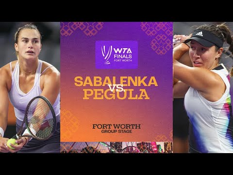 Aryna Sabalenka vs. Jessica Pegula | 2022 WTA Finals Group Stage | Match Highlights