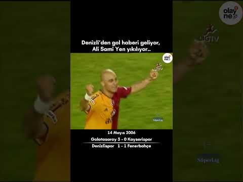 Denizli'den gol haberi geliyor. Ali Sami Yen yıkılıyor.. #viral #galatasaray #futbol #trend #shorts