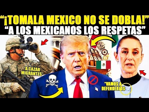 TRUMP LE TUVO MIEDO A MEXICO! ALCALDE GRINGO LO TRAICIONA ASI AMANECE EL PAIS CLAUDIA FELIZ