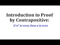 Understanding Proof by Contrapositive