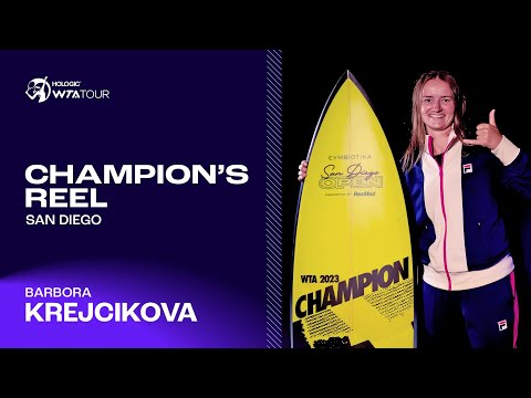 Champion Barbora Krejcikova's BEST points from San Diego 🤙