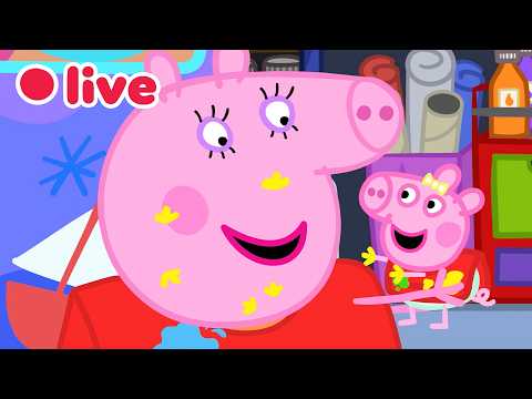 🔴 LIVE: Cutest Baby Evie Episode 🍼 Peppa Pig Best Big Sister Moments✨Kids Cartoons 🐷 FULL Episodes