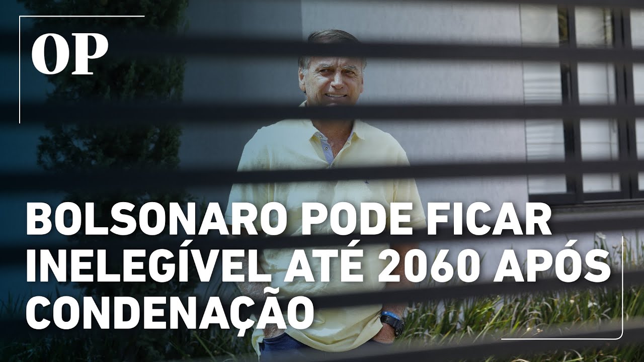 Bolsonaro pode ficar inelegível até 2060 após condenação pelo STF
