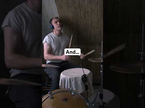 How to create a U2 style drum groove: #shorts #drums