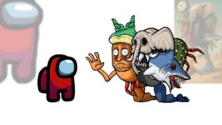 Mini Crewmate Kills Creepy Italian Brainrot | Among Us