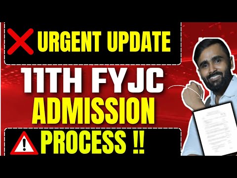 URGENT UPDATE !!| 11th FYJC ADMISSION PROCESS | PRADEEP GIRI SIR | @pradeepgiri11thand12thacademy