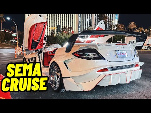 SEMA CRUISE 2024 - 30 Minutes of the Craziest Builds