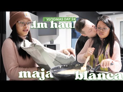 🎄vlogmas day 24 ⎯ napahamak ako🫣 dm haul, copying @Arciivell22's maja blanca for da christmas party✨