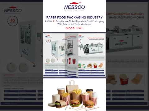 Transforming the Premium Paper Food Packaging Industry with Nessco's Advanced Tech. Machines.