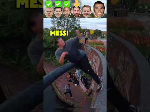 Who Wins? Haaland Pedro Neymar Messi De Jong Ronaldo in Jump Show! 💥⚡