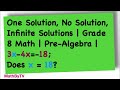 Solving Linear Equations Concepts
