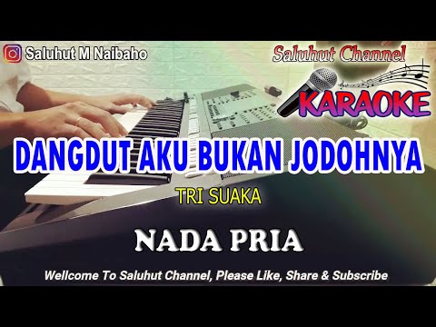 AKU BUKAN JODOHNYA DANGDUT ll KARAOKE DANGDUT ll TRI SUAKA ll NADA PRIA E=DO