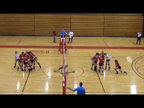 OAC Volleyball Match Otterbein vs. Muskingum Highlights
