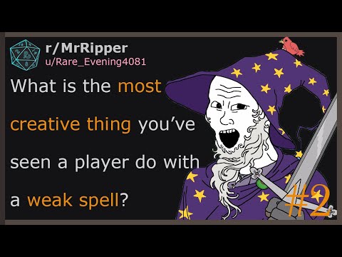 What is the most creative thing you’ve seen a player do with a weak spell? 🅿️2 #dnd