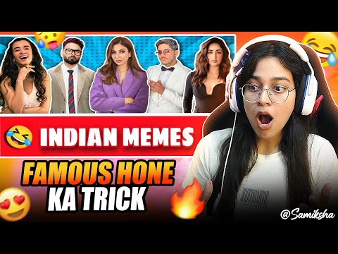 Dank Indian Memes Reaction🤣| Trending Memes | Indian Memes Compilation | MemaPur |Samiksha Sengar