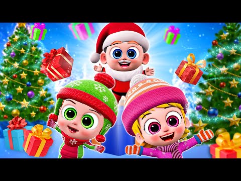 La La Deck The Hall Song 🎵🎄 | Little SANTA Is Coming 👀 | NEW ✨ Funny Nursery Rhymes