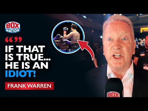Frank Warren RAGES Immediately After Dillian Whyte vs Moses Itauma