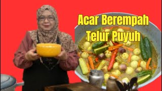Acar Berempah Telur Puyuh | Rahsia Acar Telur Puyuh Paling Padu |