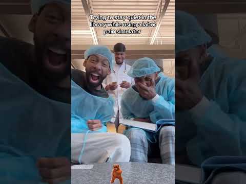 A pregnant woman is truly great.#laborpainsimulations #meninpain #womenarebadass #foryou