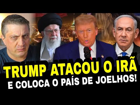 ATACOU! EUA aniquilou poderosamente três usinas nucleares no Irã e coloca o país de joelhos