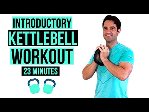 Introductory Kettlebell Workout For Seniors (Intermediate Level - 23 Minutes)